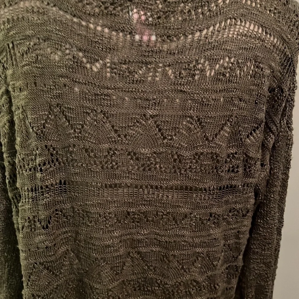 No Boundaries size XXL ARMY GREEN cardigan.